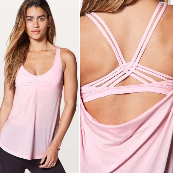 lululemon athletica Tops - Lululemon Knot Your Typical Tank Pearl Pink